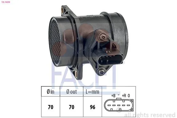 FACET 10.1439 Debimetro Made in Italy - OE Equivalent Quantità Limitata