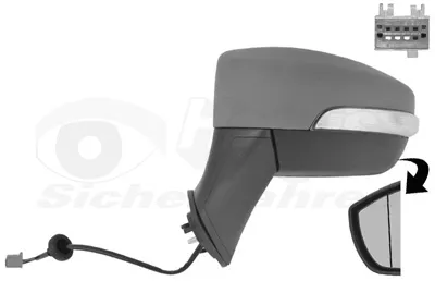 Compra Oggi Stesso VAN WEZEL 1803805 - Specchio retrovisore esterno ATP Autoricambi