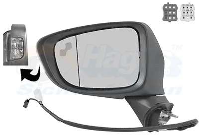 Promozione VAN WEZEL 2766827 - Specchio retrovisore esterno ATP Autoricambi