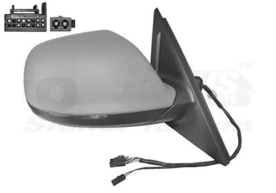 VAN WEZEL 0380808 - Specchio retrovisore esterno ATP Autoricambi Ultimissimo Modello