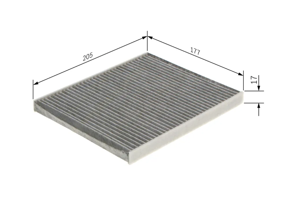 BOSCH 1 987 435 583 - Filtro, Aria abitacolo ATP Autoricambi Esclusivo
