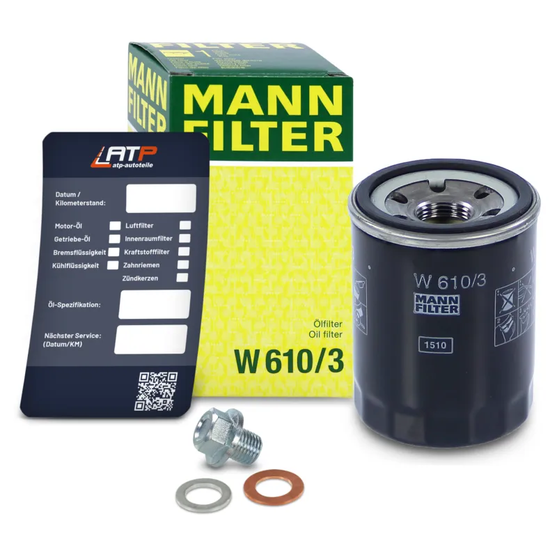 Ordina Subito MANN-FILTER 10491543 - Filtro dell‘olio+vite+etichetta per il cambio dell‘olio ATP Autoricambi