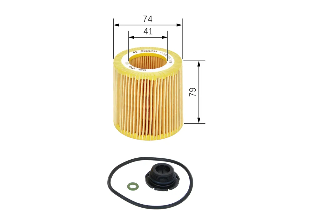Ultime Pezzi BOSCH F 026 407 175 - Filtro olio ATP Autoricambi