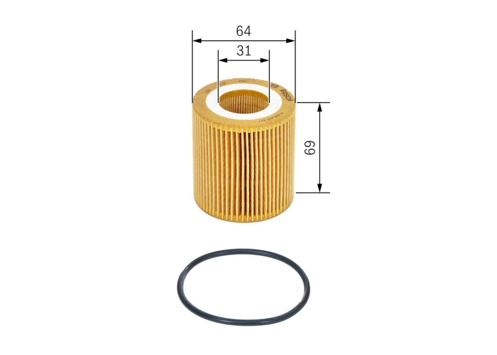 BOSCH F 026 407 177 - Filtro olio ATP Autoricambi Prezzo Ridotto