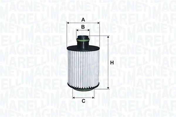 MAGNETI MARELLI 153071762464 - Filtro olio ATP Autoricambi Reso Gratuito