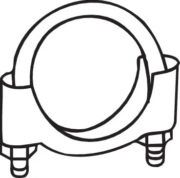 Quantità Limitata BOSAL 250-250 - Pezzo per fissaggio, Imp. gas scarico ATP Autoricambi