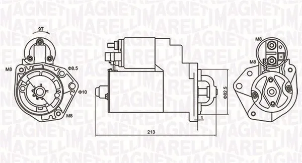 Esclusivo MAGNETI MARELLI 063720880010 - Motorino d‘avviamento ATP Autoricambi
