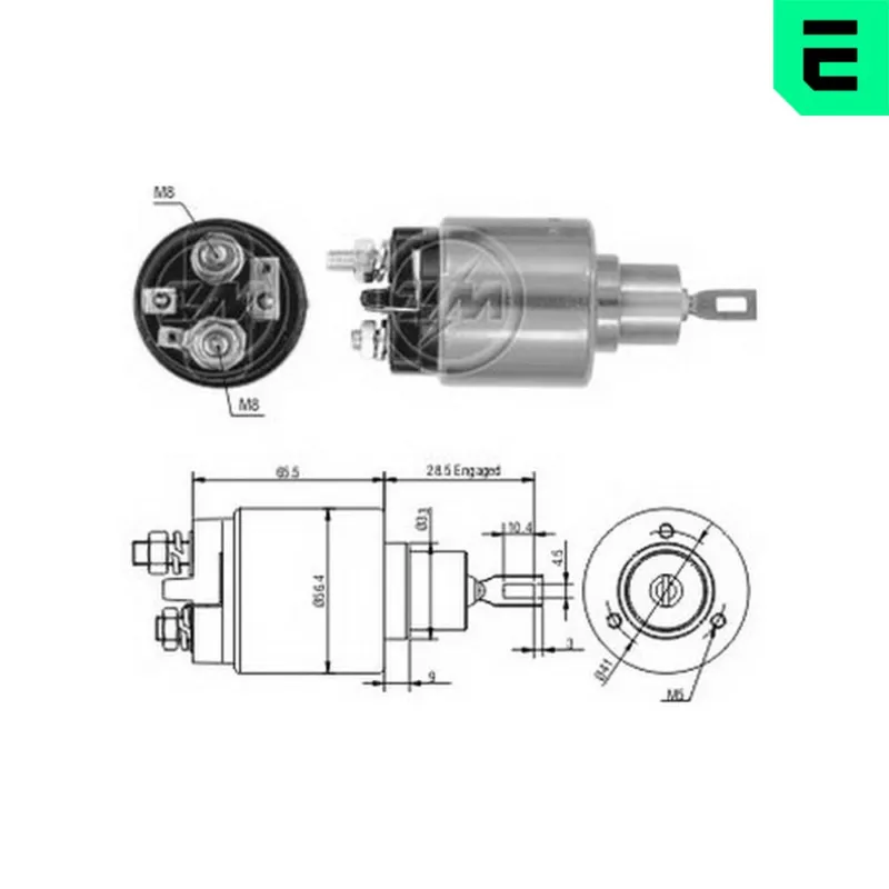 Occasione Imperdibile ERA ZM1573 - Elettromagnete, Motore d‘avviamento ATP Autoricambi