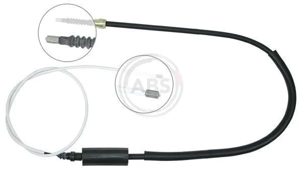A.B.S. K12408 - Cavo comando, Freno stazionamento ATP Autoricambi Popolare