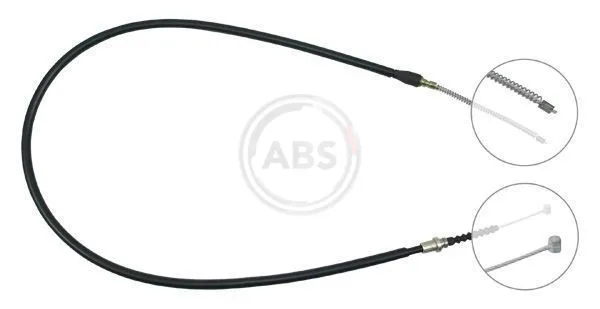 A.B.S. K14308 - Cavo comando, Freno stazionamento ATP Autoricambi Pagamento Sicuro