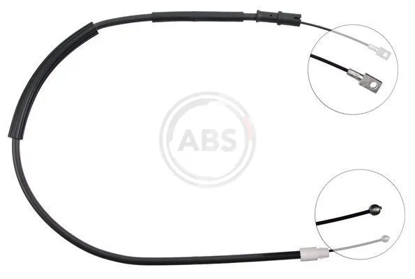 A.B.S. K10008 - Cavo comando, Freno stazionamento ATP Autoricambi Spedizione Espresso