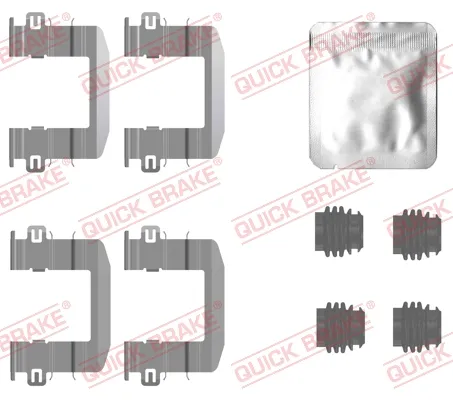 QUICK BRAKE 109-0132 - Kit accessori, Pastiglia freno ATP Autoricambi Solo Oggi