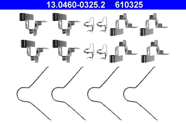 ATE 13.0460-0325.2 - Kit accessori, Pastiglia freno ATP Autoricambi Prezzo Scontato