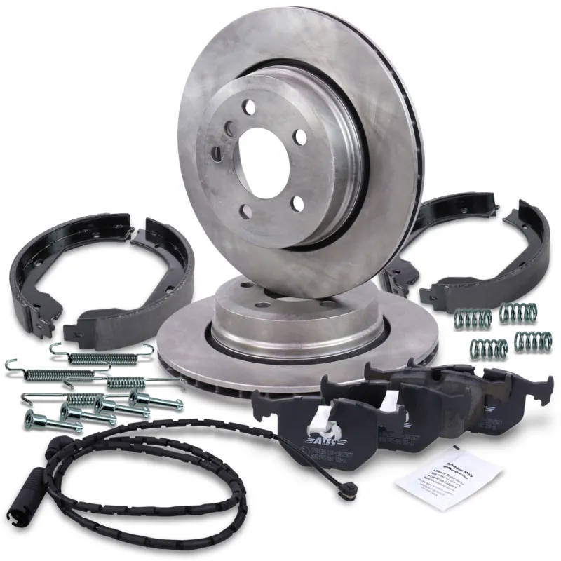 BESTPRICE 10604016 - Dischi freno + pastiglie freno asse posteriore Ventilato ATP Autoricambi Ultima Occasione