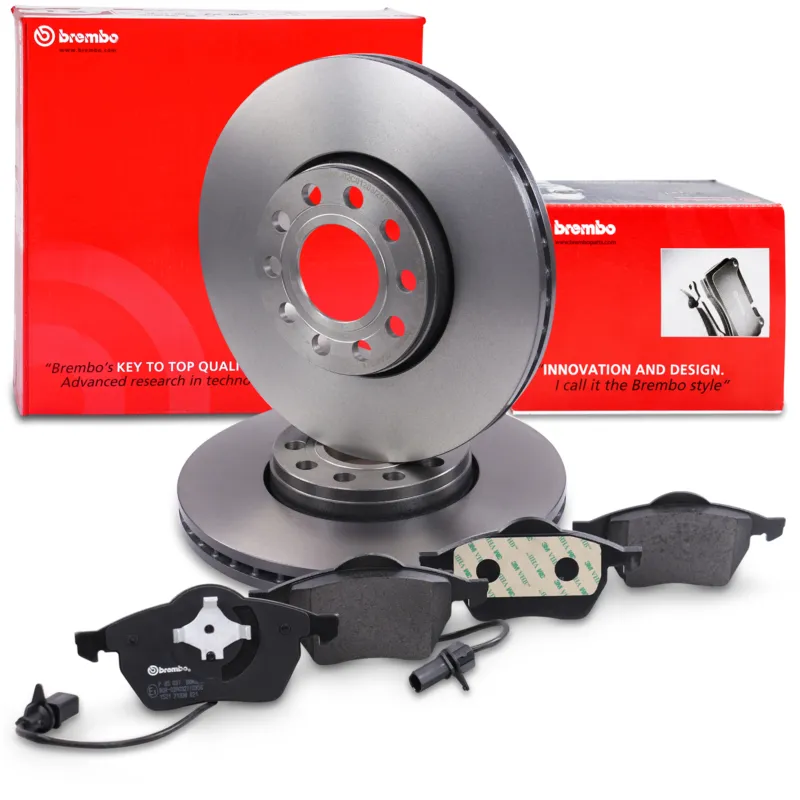 BREMBO 10697995 - Dischi freno rivestiti+pastiglie freno anteriori ATP Autoricambi Offerta Del Giorno