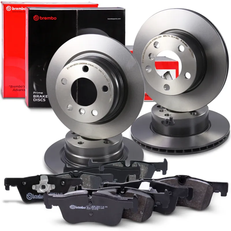 BREMBO 41108855 - Dischi freno + pastiglie freno anteriori e posteriori ATP Autoricambi Ultima Occasione