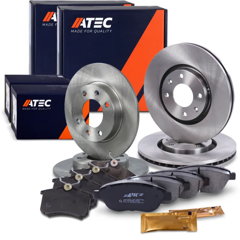 ATEC 40579737 - Dischi freno + pastiglie freno Anteriore + Posteriore ATP Autoricambi Ordina Subito