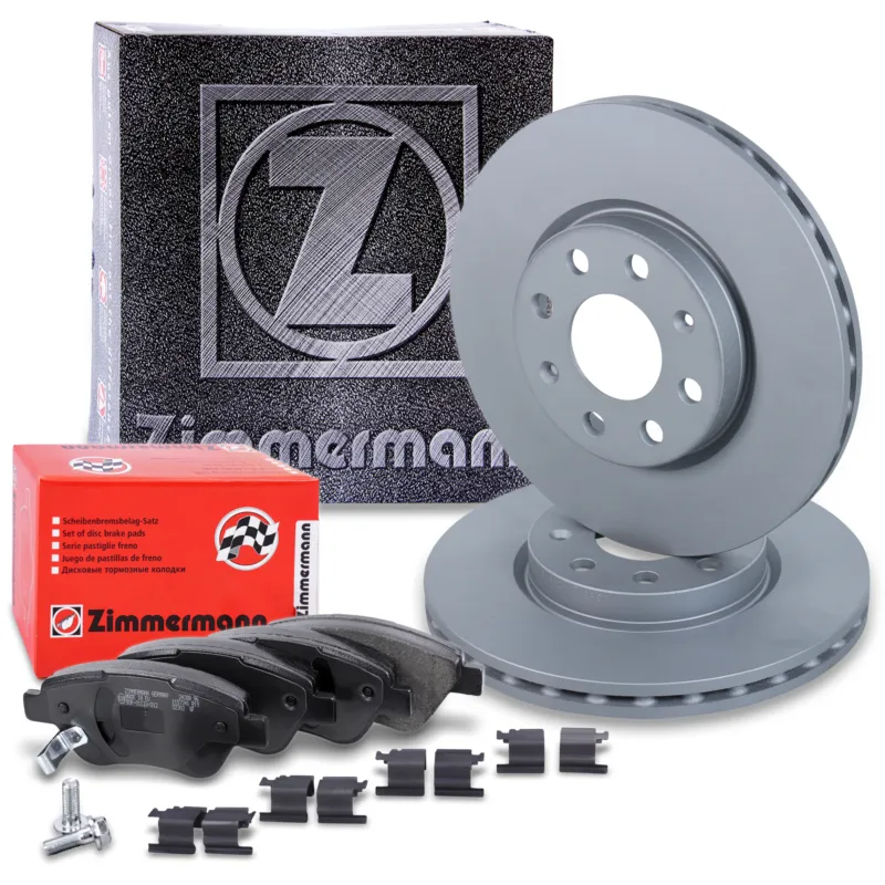 ZIMMERMANN 10697689 - Dischi freno + pastiglie freno asse anteriore ATP Autoricambi Nuova Collezione