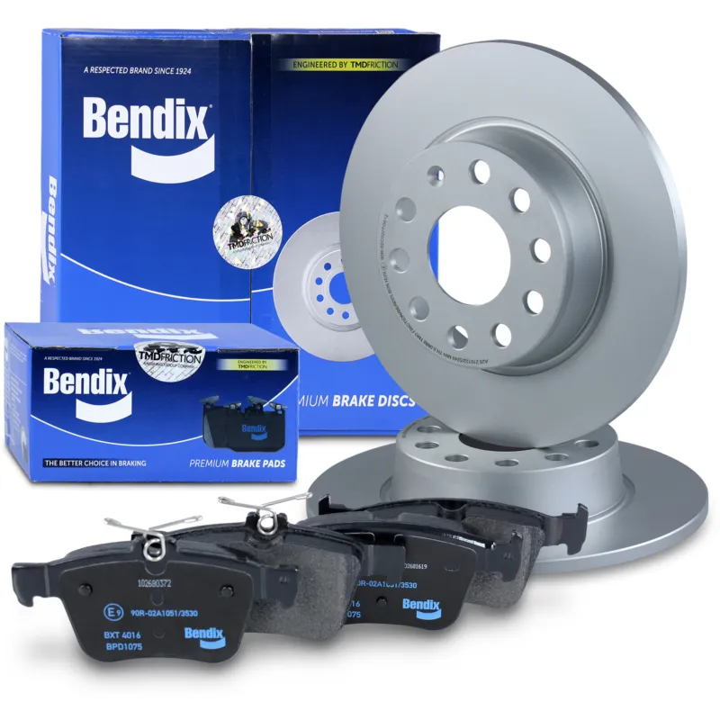 Offerta BENDIX 40594634 - Dischi freno posteriori + pastiglie freno ATP Autoricambi