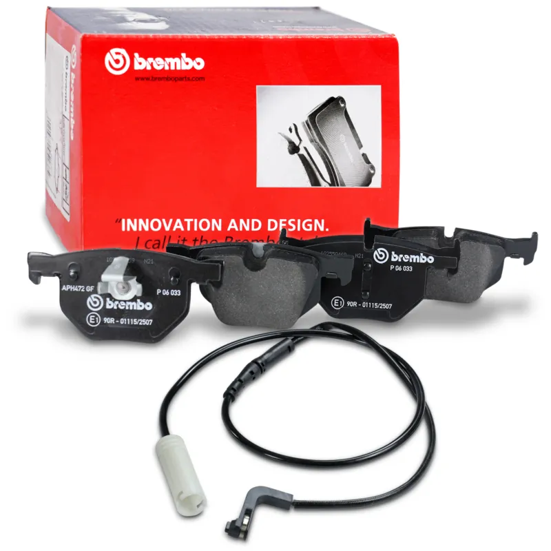 Prezzo Scontato BREMBO 40788475 - Set di pastiglie del freno posteriore + contatto di avvertimento ATP Autoricambi