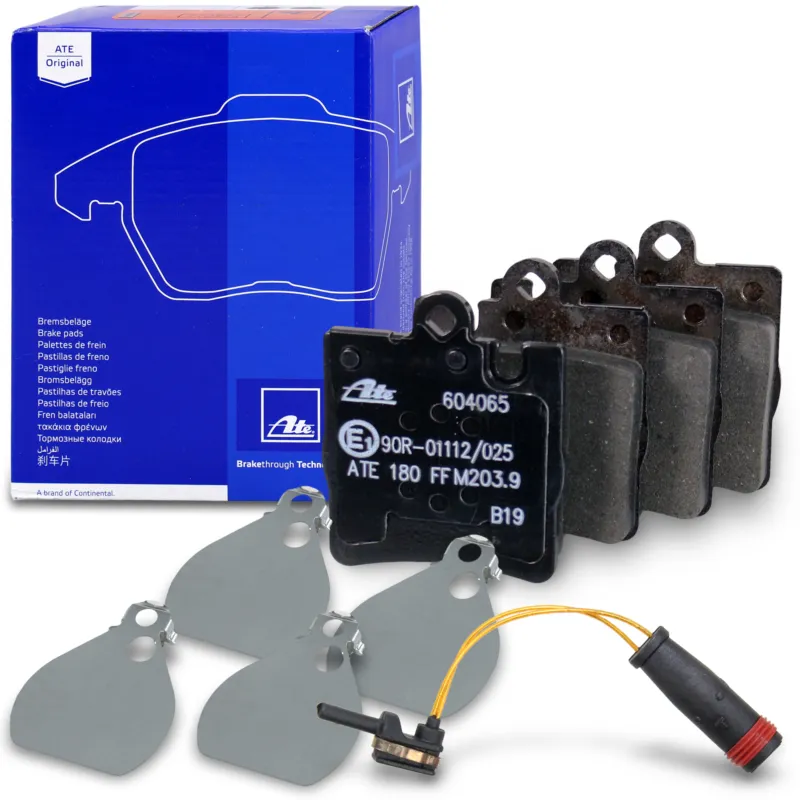 ATE 40643439 - Set di pastiglie del freno posteriore + contatto di avvertimento ATP Autoricambi Pagamento Sicuro