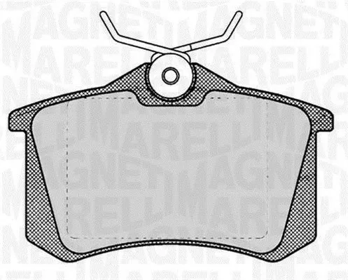 Scelto Dai Clienti MAGNETI MARELLI 363916060131 - Kit pastiglie freno, Freno a disco ATP Autoricambi