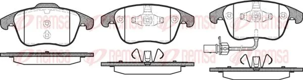 Prezzo Conveniente KAWE 1219 11 - Kit pastiglie freno, Freno a disco ATP Autoricambi