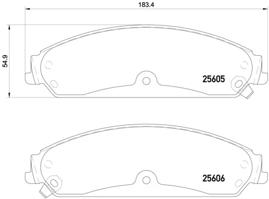 BREMBO P 23 149 - Kit pastiglie freno, Freno a disco ATP Autoricambi Super Prezzo