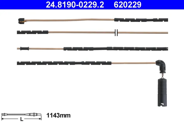 Ultima Occasione ATE 24.8190-0229.2 - Contatto segnalazione, Usura past. freno/mat. d‘attrito ATP Autoricambi