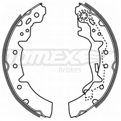 Quantità Limitata TOMEX BRAKES TX 21-06 Kit Ganasce Freno