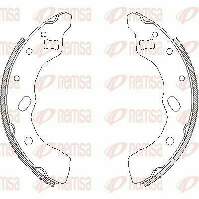 Ordina Subito REMSA 4639.00 Kit Ganasce Freno