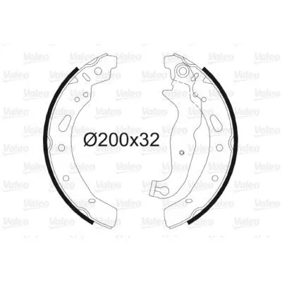 VALEO 564086 Kit Ganasce Freno Consegna Rapida