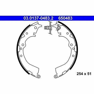 ATE 03.0137-0483.2 Kit Ganasce Freno Occasione Imperdibile