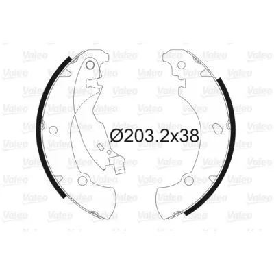 VALEO 562649 Kit Ganasce Freno Promozione Esclusiva