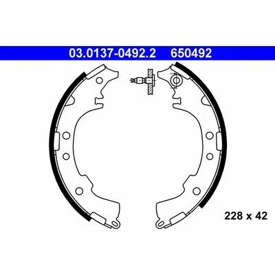ATE 03.0137-0492.2 Kit Ganasce Freno Prezzo Scontato