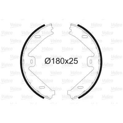 VALEO 564182 Kit Ganasce Freno Offerta Speciale
