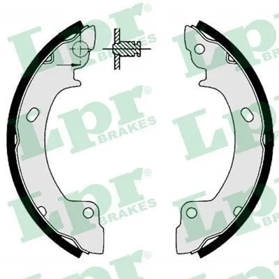 Ultimissimo Modello LPR 06410 Kit Ganasce Freno
