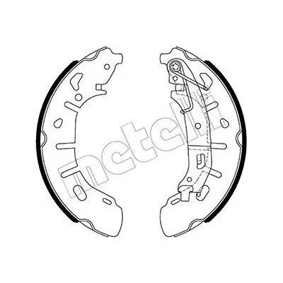 METELLI 53-0487 Kit Ganasce Freno Reso Gratuito