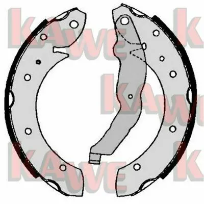 KAWE 06860 Kit Ganasce Freno Sconto