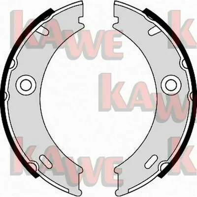 KAWE 07970 Kit Ganasce Freno Bestseller