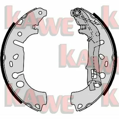 Scelto Dai Clienti KAWE 09100 Kit Ganasce Freno