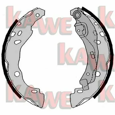 KAWE 08630 Kit Ganasce Freno Saldi