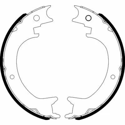 HELLA 8DA 355 051-271 Kit Ganasce Freno Offerta Limitata