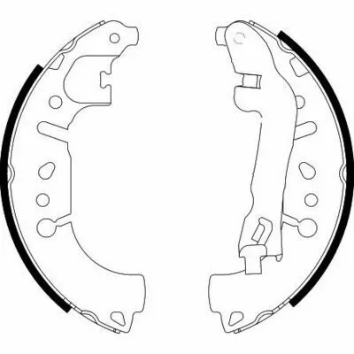 Ultima Occasione HELLA 8DB 355 022-271 Kit Ganasce Freno