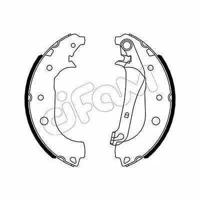 Prezzo Basso CIFAM 153-531 Kit Ganasce Freno