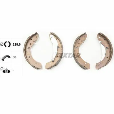 TEXTAR 91053400 Kit Ganasce Freno Miglior Prezzo