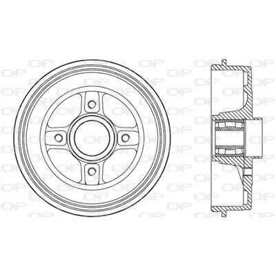 Offerta Limitata OPEN PARTS BAD9088.31 Tamburo Freno