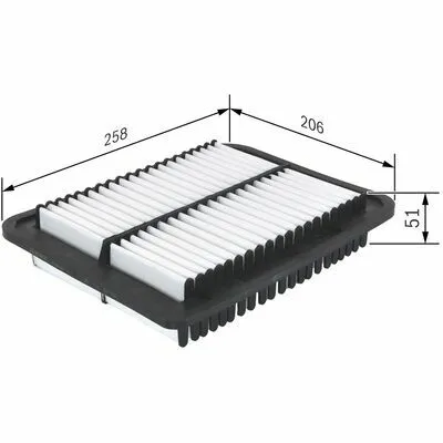 Soddisfatti O Rimborsati BOSCH F 026 400 353 Filtro Aria
