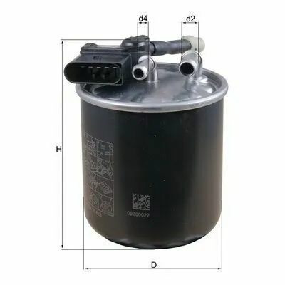 Ultime Pezzi MAHLE KL 913 Filtro Carburante