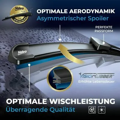 Saldi VALEO SILENCIO FLAT BLADE SET 577976 Spazzola Tergi